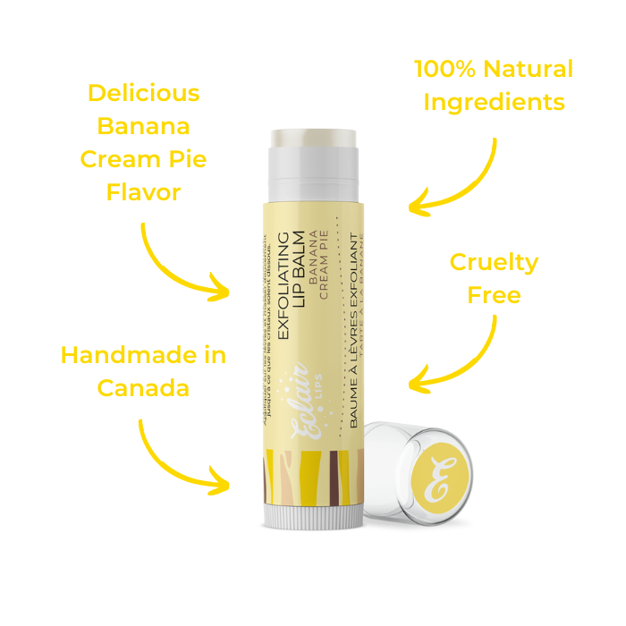 Exfoliating Lip Balm - Banana Cream Pie