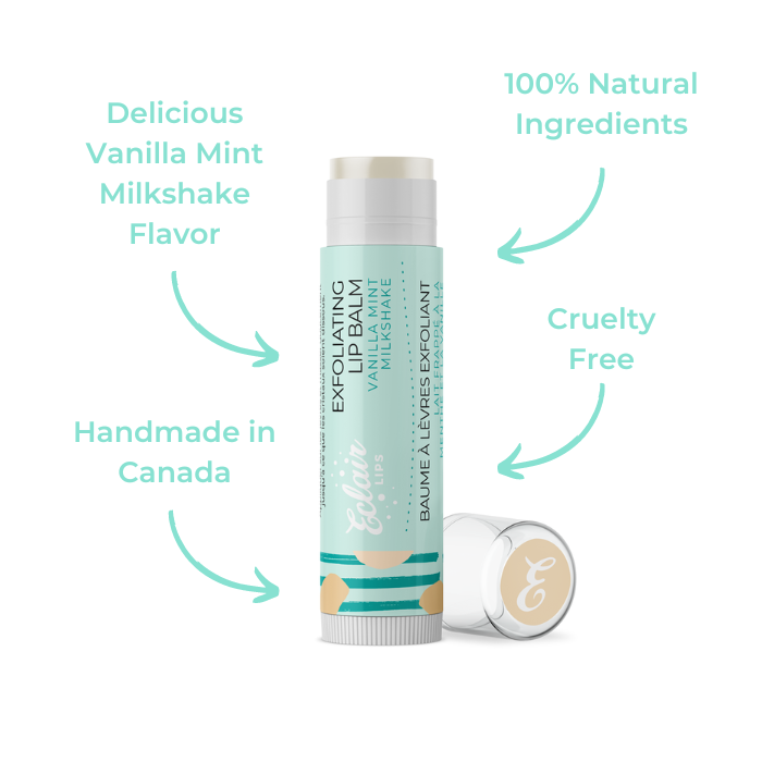 Exfoliating Lip Balm - Vanilla Mint Milkshake