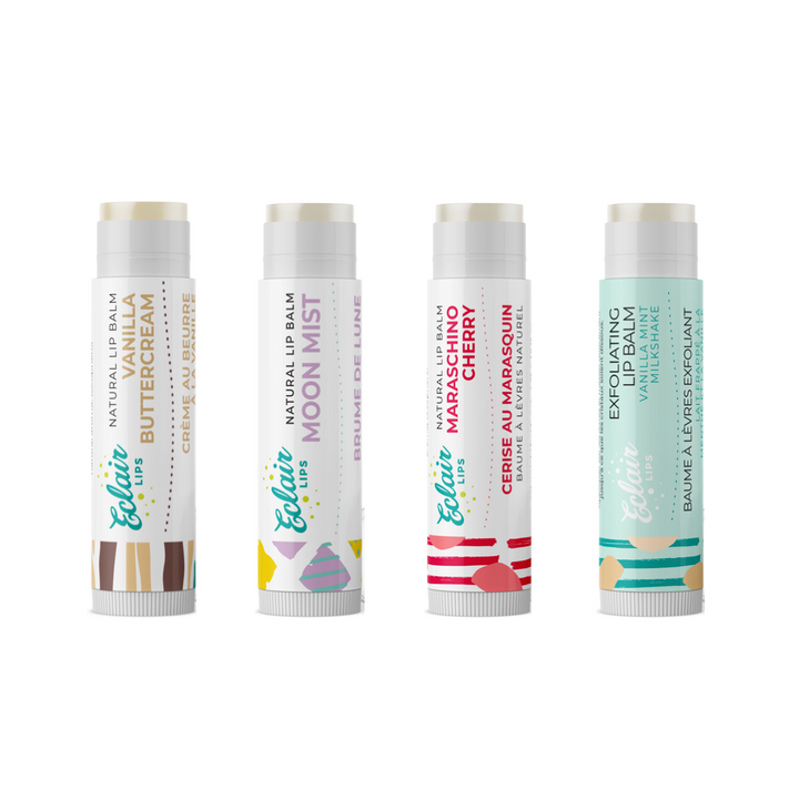 Kit de démarrage (5 baumes à lèvres et 1 baume exfoliant)