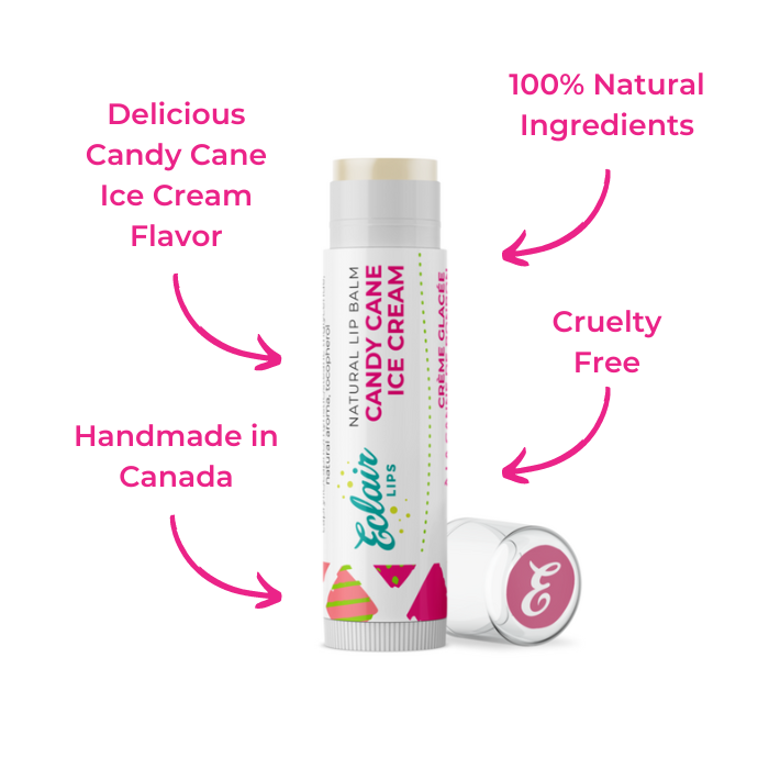 Candy Cane Ice Cream Lip Balm