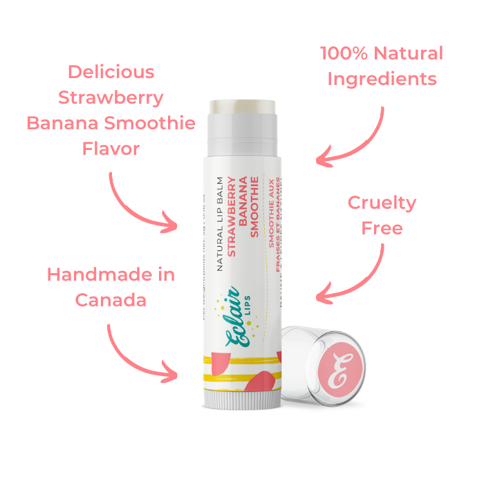 Strawberry Banana Smoothie lip balm