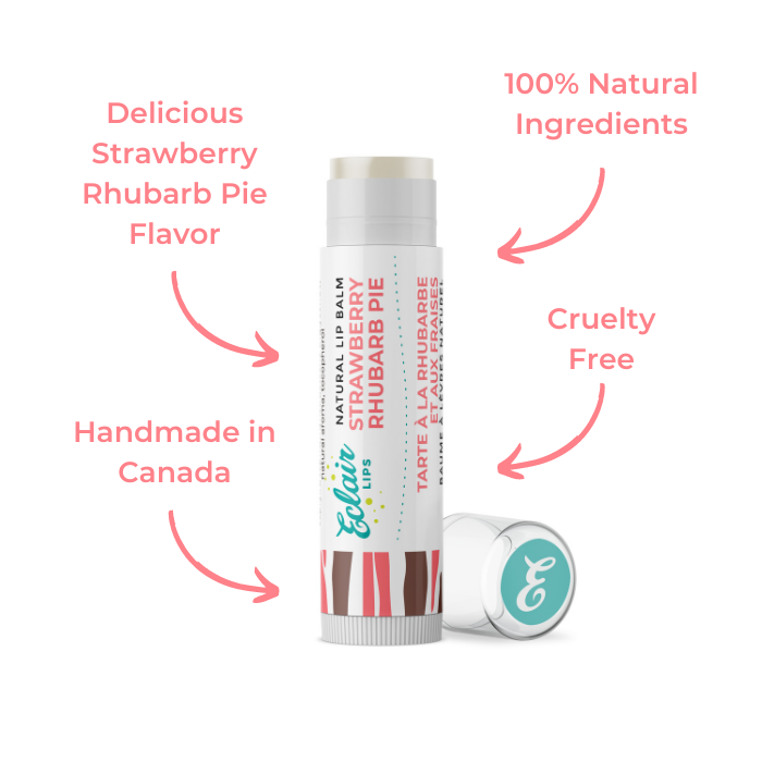 Strawberry Rhubarb Pie Lip Balm