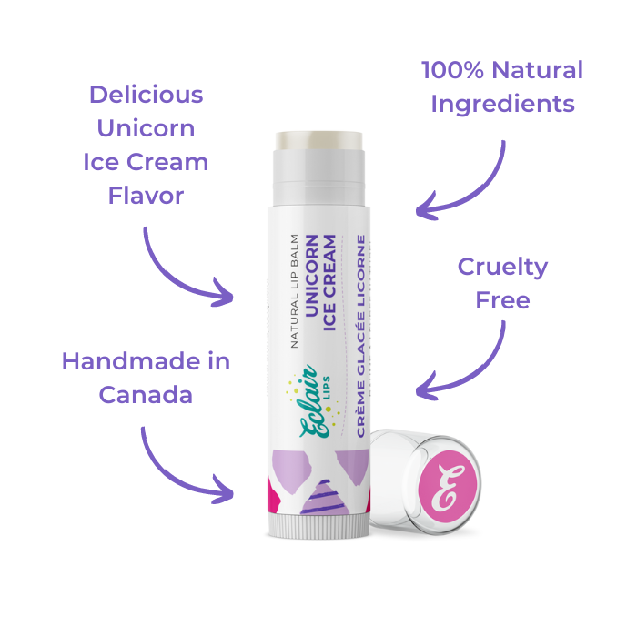 Unicorn Ice Cream lip balm