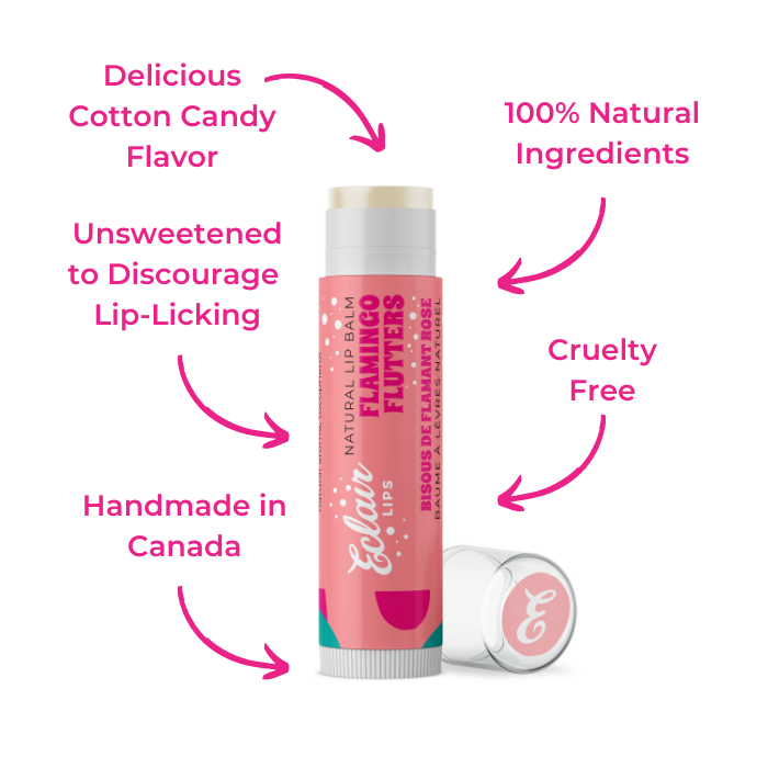 Flamingo Flutters - Cotton Candy Lip Balm