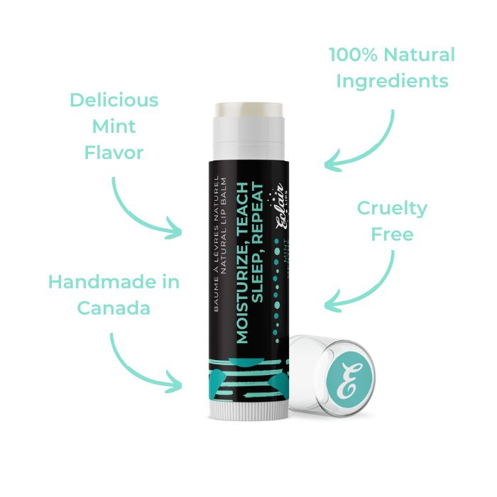 Moisturize, Teach, Sleep, Repeat - Mint Lip Balm