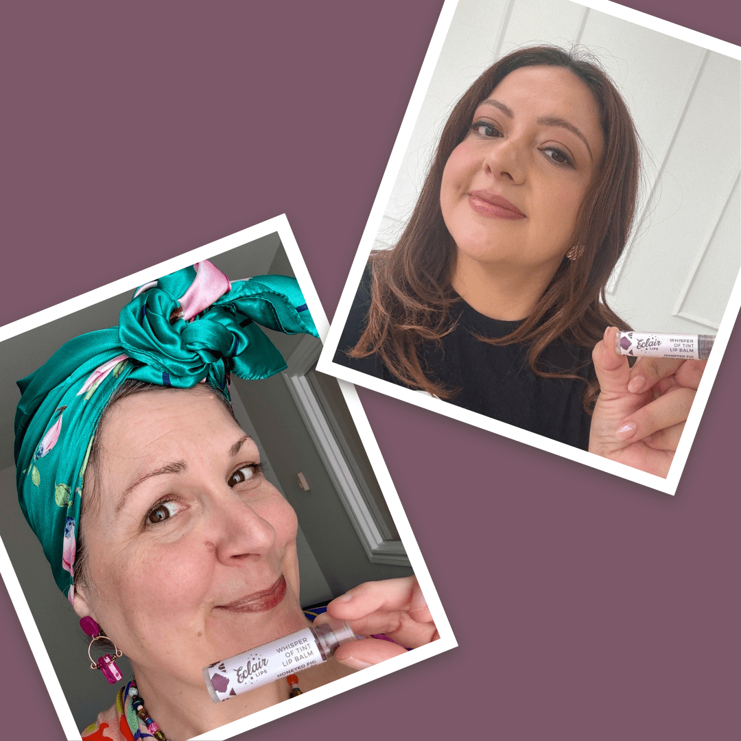 Honeyed Fig lip balm selfies