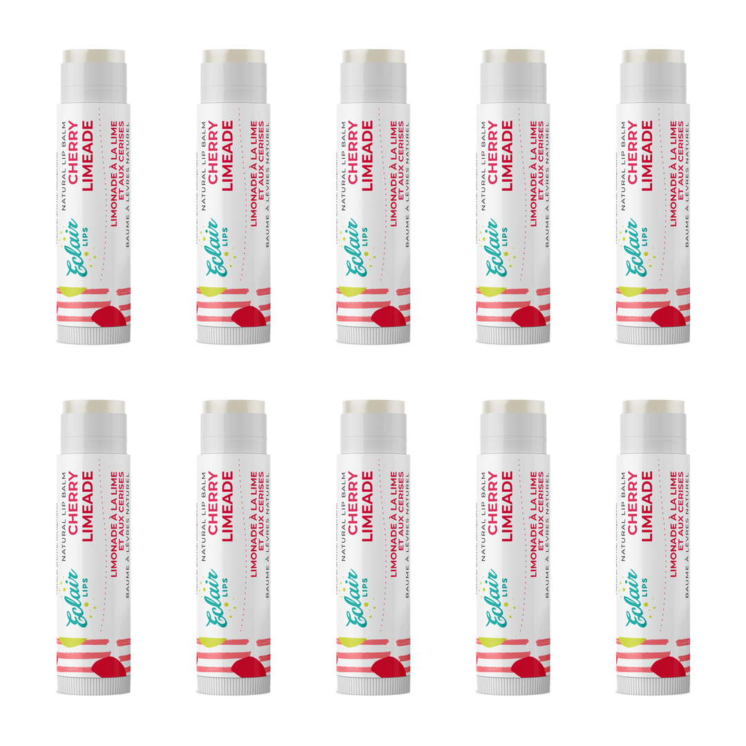 cherry limeade bundle of 10 lip balms