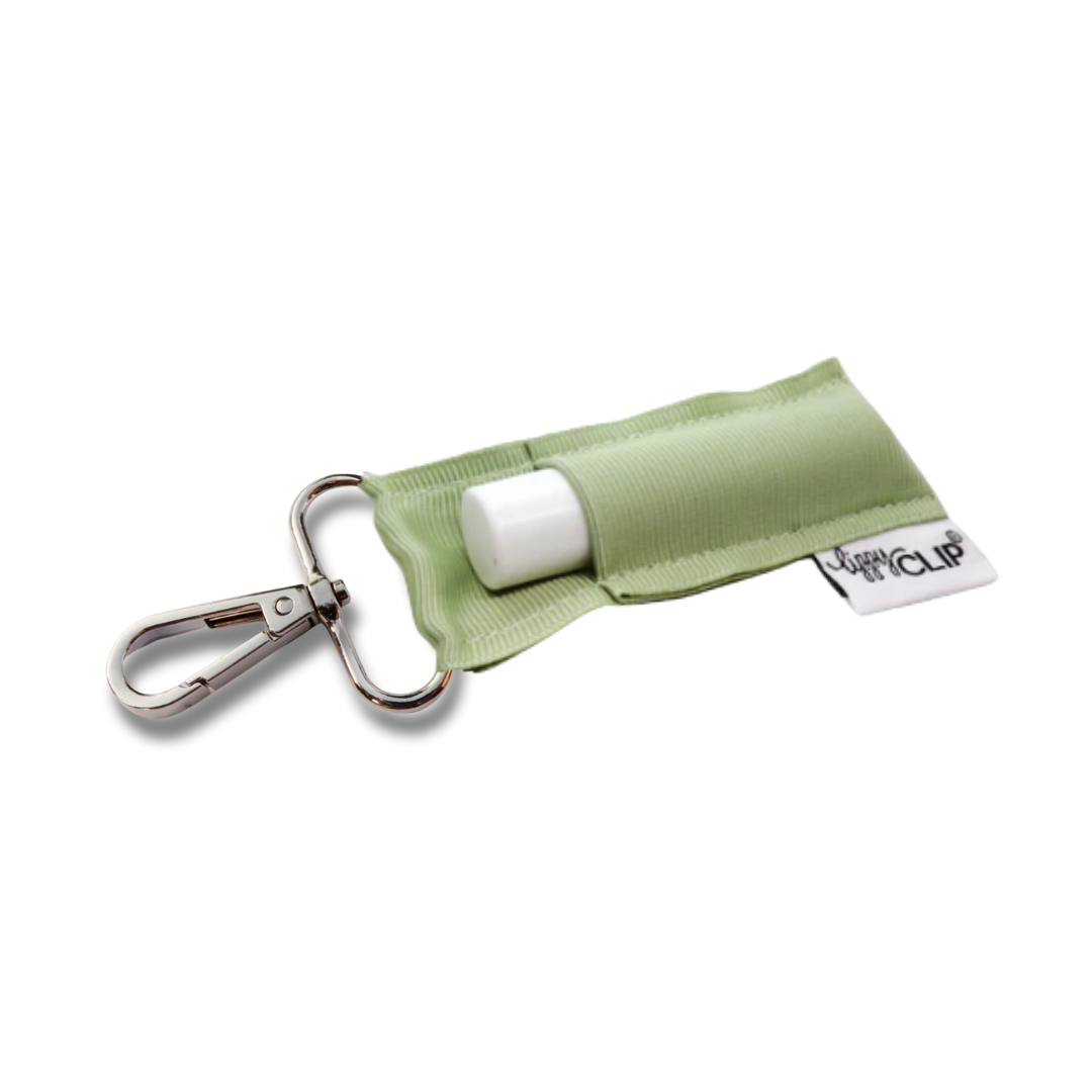 Sage LippyClip® Lip Balm Holder (Lightweight Hardware)