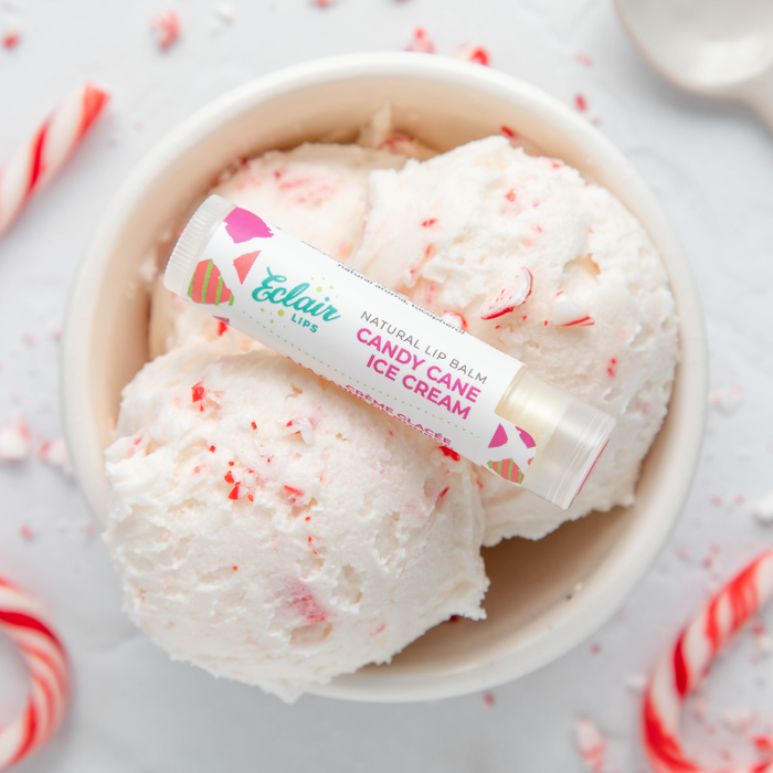 Candy Cane Ice Cream Lip Balm