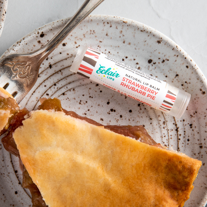 Strawberry Rhubarb Pie Lip Balm