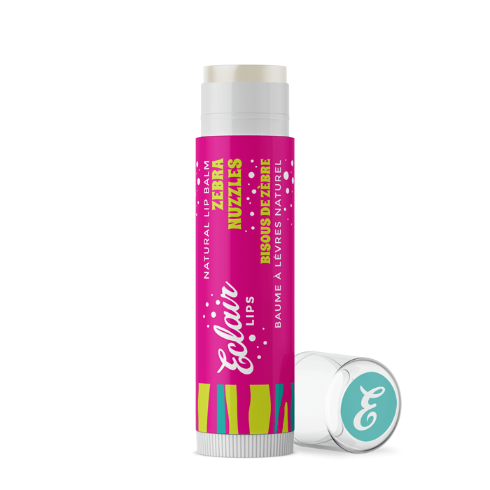 Eclair Lips Zebra Nuzzles lip balm